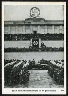 1938 Reich party rally of the NSDAP in Nuremberg, Roll call of the Reichsarbeitsdientes on the Zeppelinwiese