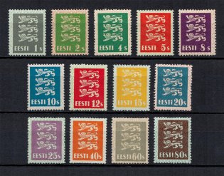 1928-29 Estonia (Full Set, CV $150)