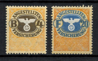 Employee Insurance Revenue Stamps, Germany (MNH)