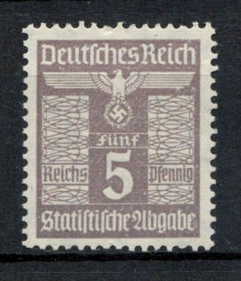 5pf Statistical Tax, Germany (MNH)
