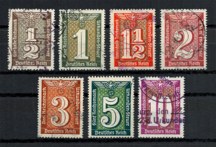 Documental Revenue Stamps, Germany (Canceled)