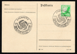 1937 Scott C46 with Special Postmark Chemnitz