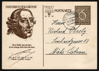 1940 Odrau Special card for the 1939 Winter Aid Michel P 285-04