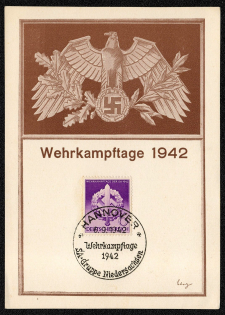 1942 SA Military Contest Days Souvenir Card