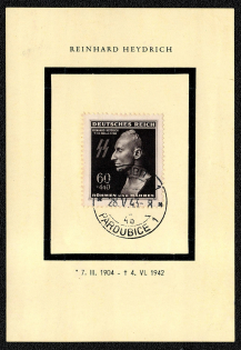 1942 Bohemia and Moravia German Protectorate First Anniversary of the Death of Heydrich