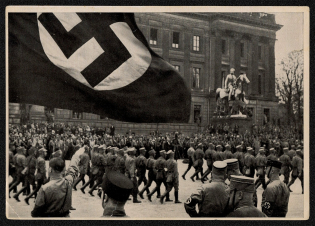 1933 Marching out in Braunschweig, Propaganda Card