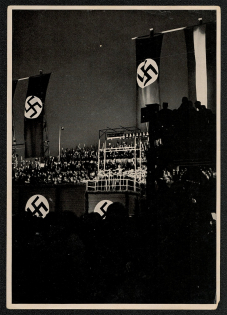 1933 He gives only one dignity, that of work, Propaganda Card