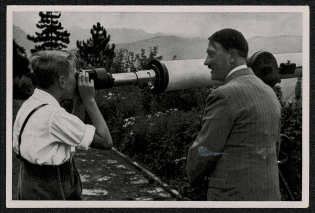 1933 May he look through the telescope? Cigarette card