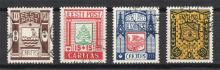 1938 Estonia (Full Set, Canceled, CV $100)