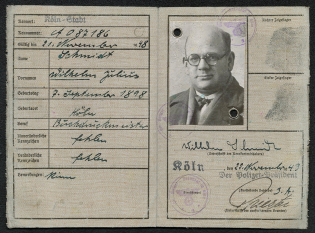 1943 Identification Card, Germany Third Reich