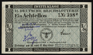 1944 The German State Lottery