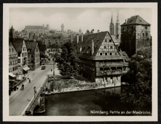 Nuremberg. Photo Excursion on the Max Bridge.