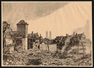 1945 Nuremberg in Ruins Academy of Music, Poster