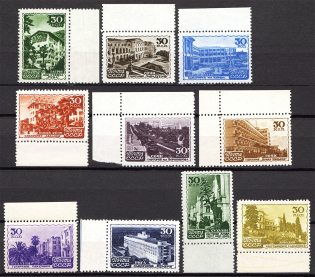 1947 USSR The Soviet Sanatoria (Full Set, Sukhumi - Horizontal Raster, MNH)