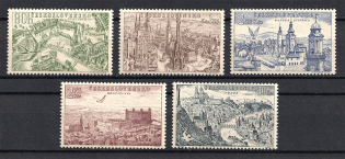 1955 Czechoslovakia Airmail (Full Set, CV $20, MNH)