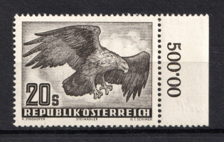 1952 Austria Airmail (White Paper, Full Set, CV $10, MNH)