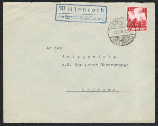1936 Langendernbach - Hadamar Cover