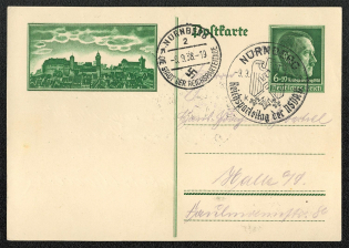 1938 Nuremberg The official postcard Michel P 272