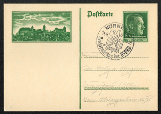1938 Nuremberg Michel P 272 postally used on 14 September