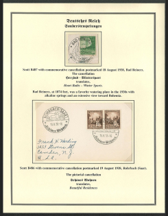 1938 Commemorative cancellation postmarked 19 August, Rohrbach
