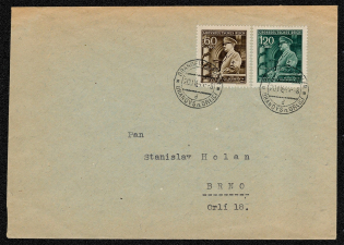 1944 Cover was cancelled on 20 April Issued to commemorate Hitler’s 55,h birthday