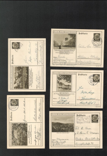"Group of 10 Postcards, ""Explore Germany"" Series #1"