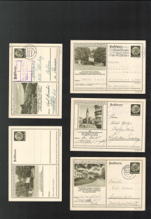 "Group of 10 Postcards, ""Explore Germany"" Series #2"
