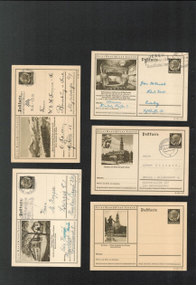 "Group of 5 Postcards, ""Explore Germany"" Series #3"