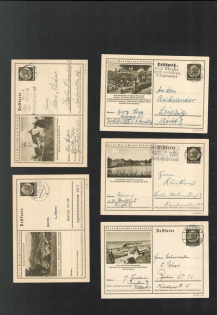 "Group of 10 Postcards, ""Explore Germany"" Series #4"