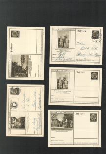 "Group of 10 Postcards, ""Explore Germany"" Series #8"