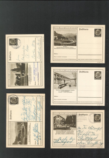 "Group of 10 Postcards, ""Explore Germany"" Series #9"