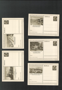"Group of 10 Postcards, ""Explore Germany"" Series #17"