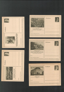 "Group of 5 Postcards, ""Explore Germany"" Series #29"