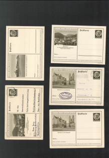 "Group of 5 Postcards, ""Explore Germany"" Series #45"