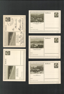 "Group of 10 Postcards, ""Explore Germany"" Series #48"