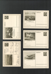 "Group of 10 Postcards, ""Explore Germany"" Series #50"