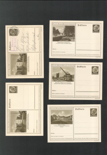 "Group of 10 Postcards, ""Explore Germany"" Series #52"