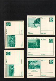 "Group of 10 Postcards, ""Explore Germany"" Series #54"