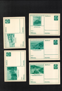 "Group of 10 Postcards, ""Explore Germany"" Series #55"
