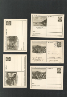 "Group of 10 Postcards, ""Explore Germany"" Series #58"
