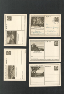 "Group of 10 Postcards, ""Explore Germany"" Series #59"