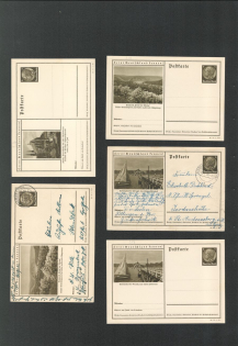 "Group of 10 Postcards, ""Explore Germany"" Series #65"