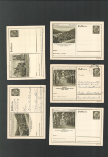 "Group of 8 Postcards, ""Explore Germany"" Series #68"