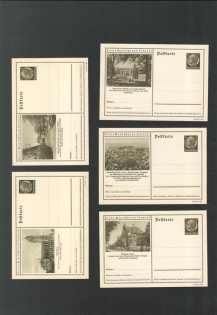 "Group of 10 Postcards, ""Explore Germany"" Series #72"