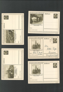 "Group of 10 Postcards, ""Explore Germany"" Series #75"