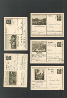 "Group of 10 Postcards, ""Explore Germany"" Series #78"