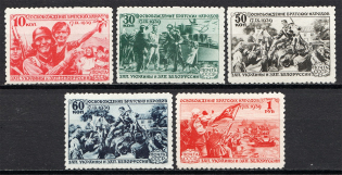 1940 USSR The Re-Unification Ukraine SSR and Byelorussia SSR (Full Set, MNH)