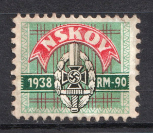 1938 National Socialist War Victim's Care `Nskov`, Germany