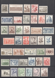 1954-57 Czechoslovakia Collection (Full Sets, 3 Scans, CV $90, MNH)