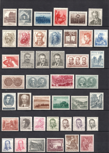 1953 Czechoslovakia Collection (Full Sets, 2 Scans, CV $60, MNH)